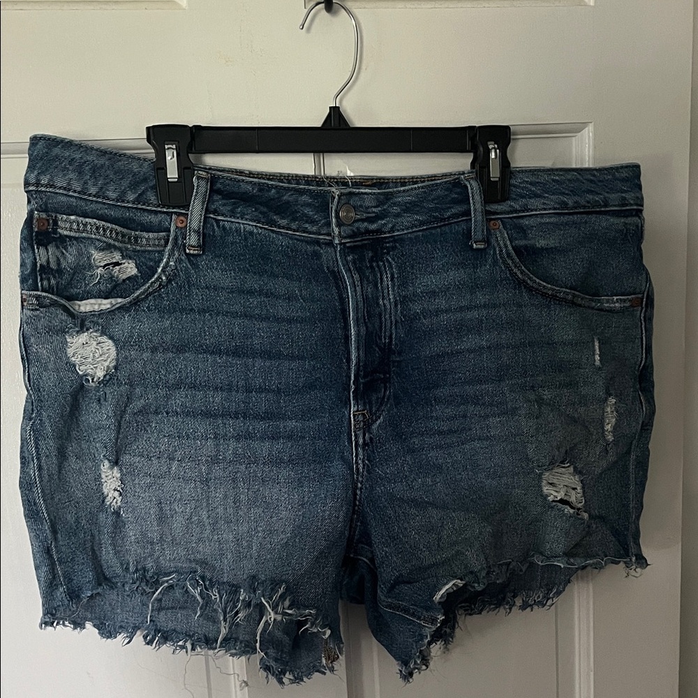 Denim Distressed Women Shorts